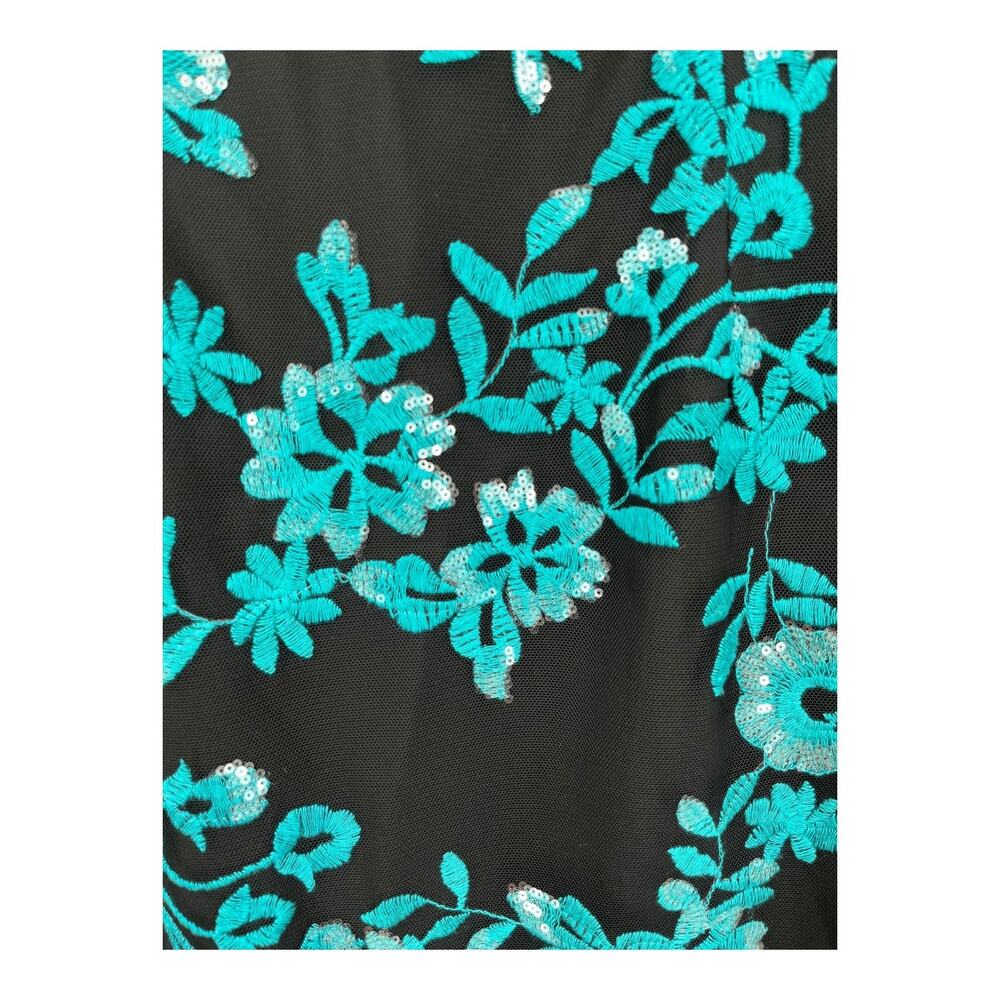Shani dress sequin floral embroidered sheath size 2 - Picture 4 of 8